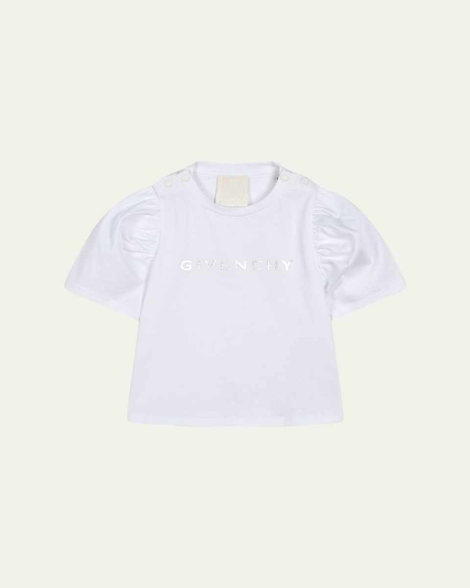 Girl's Contrast Logo-Print T-Shirt, Size 12M-3